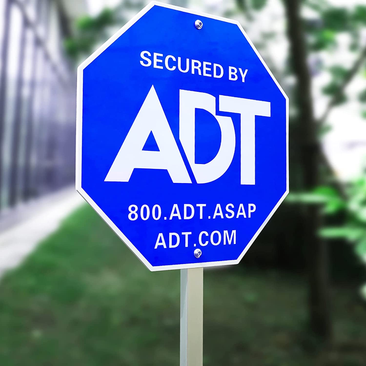 Reflective Safety Adt Security Signs Yard Sign Home Adt Security Yard ...