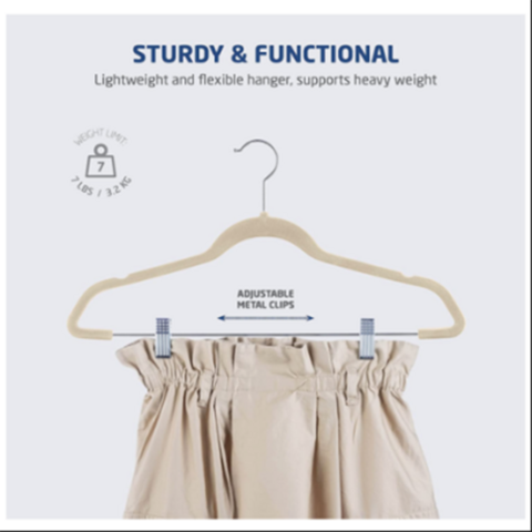 Wholesale Pant Hangers Skirt Hangers with Clips Non-Slip Hangers for Heavy  Duty Ultra Thin Space Saving Hangers Manufacturer and Supplier