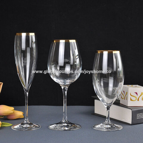 Hot Sale Set of 2 Stainless Steel Champagne Flutes Glass 220ml Wedding  Party Champagne Wine Glasses - China 4-Piece Set of Goblet Wine Glass and Champagne  Flute Glasses price