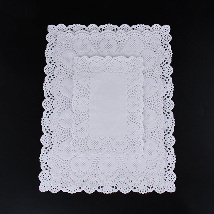 Buy Wholesale China Assorted Sizes Rectangle Paper Lace Table