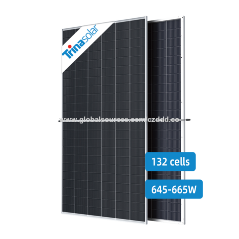 Buy Wholesale China Trina Solar Panel Monocrystalline Solar Cell  Photovoltaic Panels 600w 650w 700w Paneles Solares & Solar Panel at USD 120