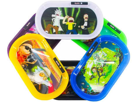 Buy Wholesale China Wholesale Rick And Morty Cookies Roller Acrylic Glow  Bluetooth Speaker Cigarette Led Rolling Tray & Led Rolling Tray at USD 9