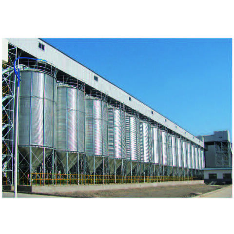 Silos de Armazenamento de Ração de Aço Liga de Grande Capacidade Tipo 5000 Toneladas Para Fábrica de Ração