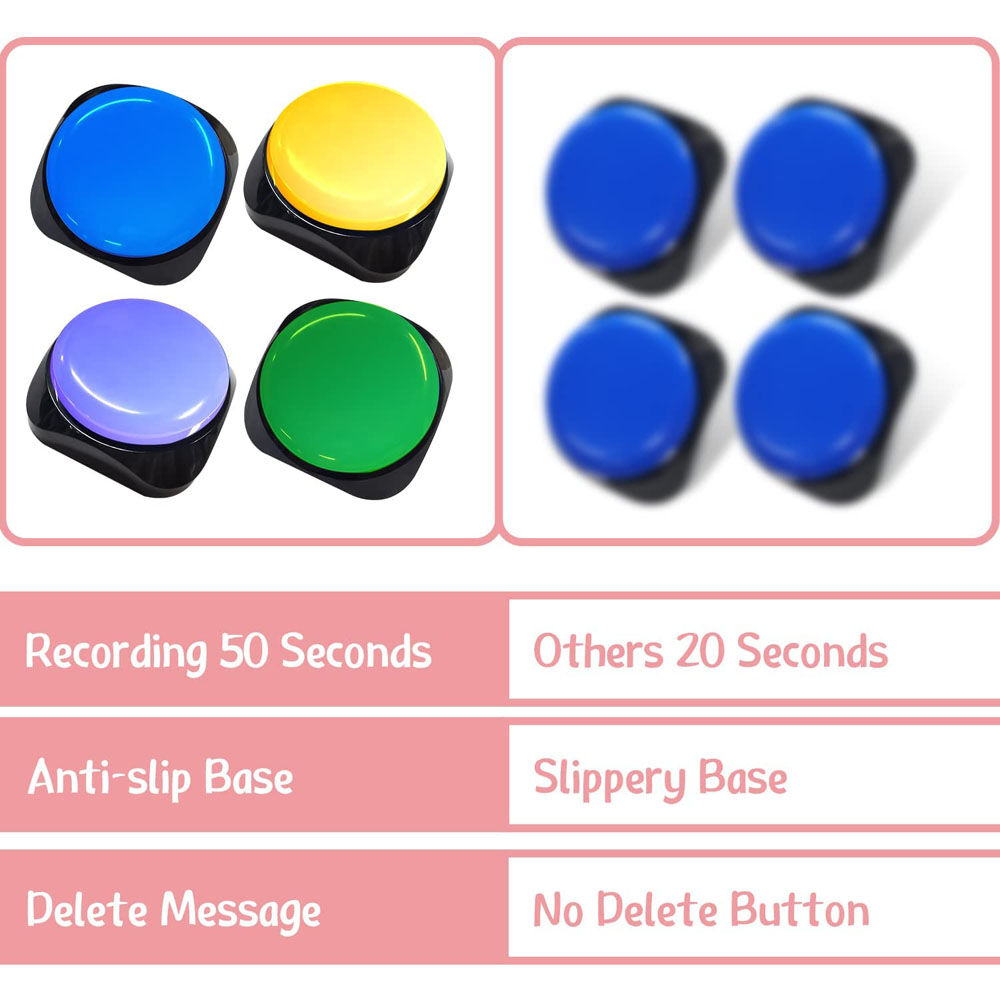 Buy Wholesale China Recordable Voice Button 4 Pack Communication