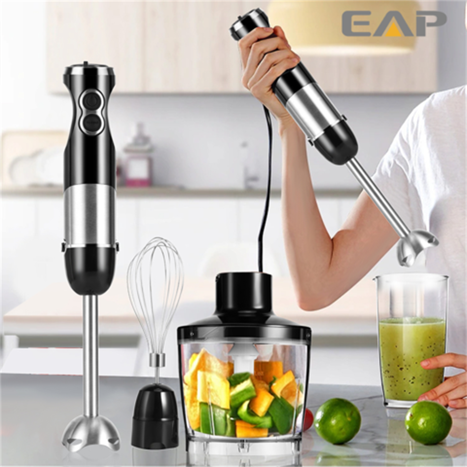 4 in 1 Handheld Immersion Blender Egg Whisk Food Grinder Blending Container  - China Detachable Hand Blender and CE Certified Stick Mixer price