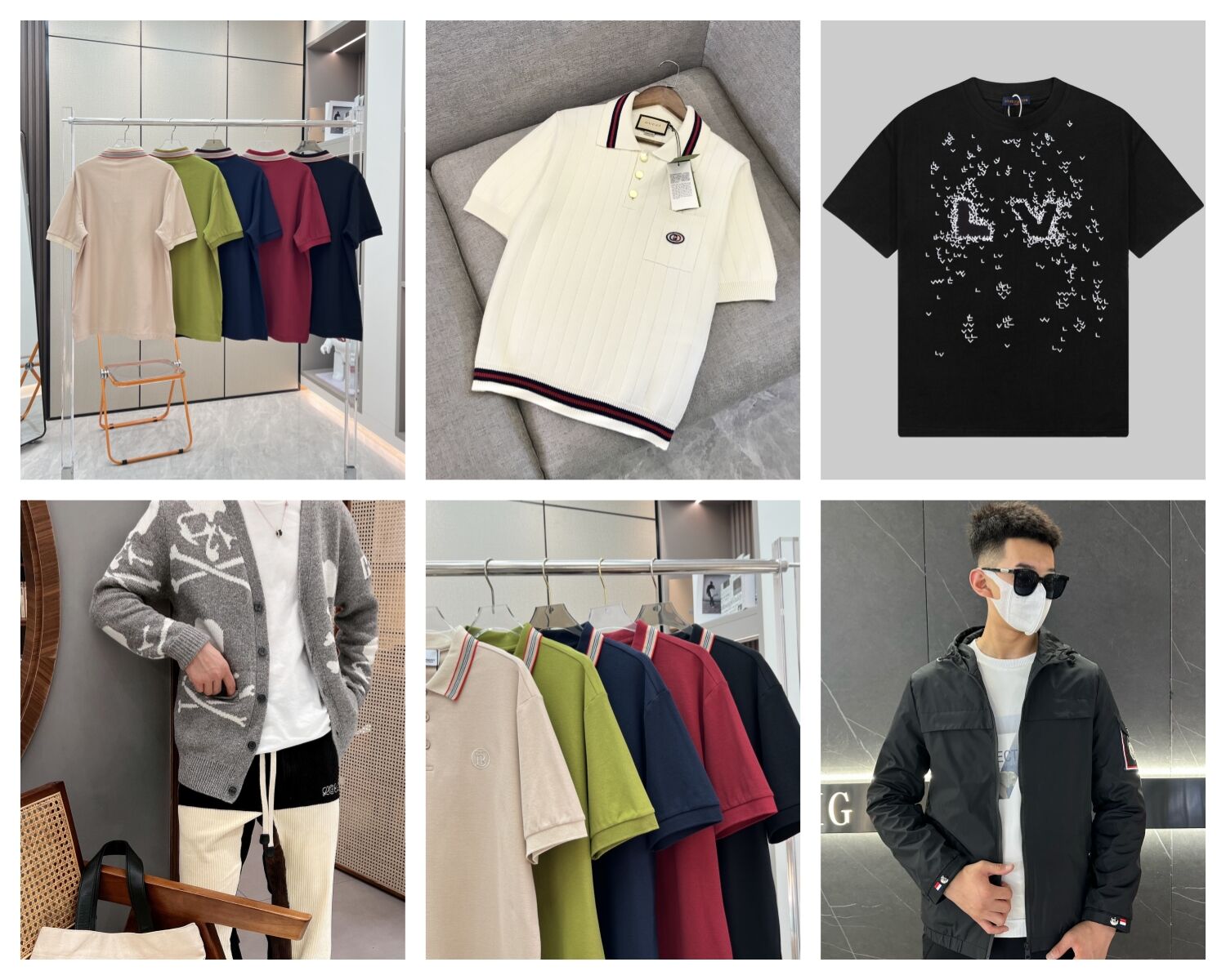Wholesale Replica Handbag Fashion Clothes Brand Luxury Shoulder Bags Men's  Long Sleeve 100% Cotton Brand L''v Designer Shirt - China Men's Shirt and  Man Tshirt price