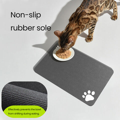 Silicone Mat for Dog Food and Water Bowls, Waterproof Mat, Cat