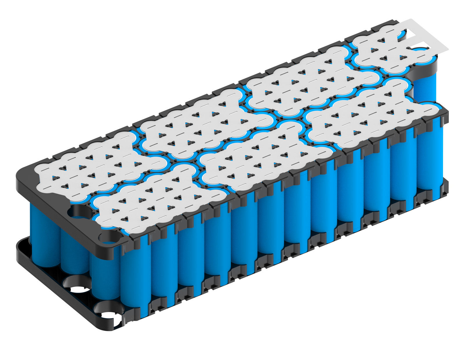 Buy Wholesale China 6p13s Cell Haiba Battery Pack Holder Con Fogli Nichel Set Fabbrica 21700