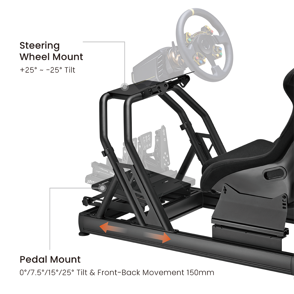 Compre Alumínio Gaming Racing Sim Simulator Cockpit Driving Rig