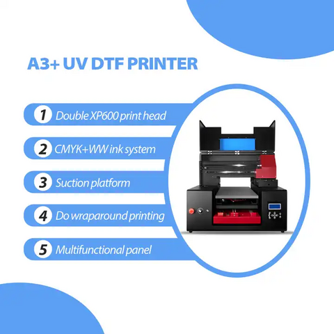 A3 UV DTF Printer with vaccum table