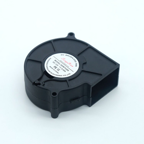 75x75x0mm 7530 Bürstenloses Gebläse Kühler lüfter Hülse Kunststoff-Laufrad-Rahmen industrielles DC-Gebläse