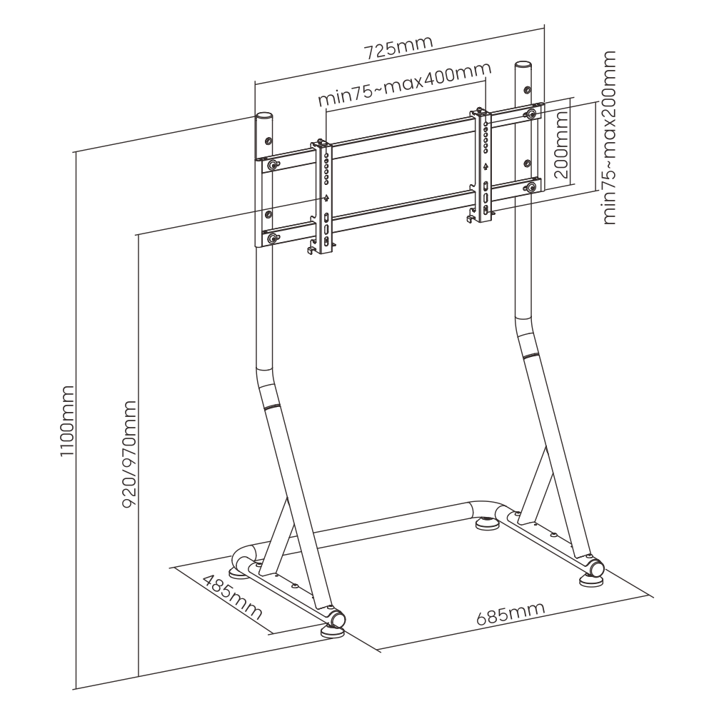 Proveedor y Fabricante de SOPORTE MÓVIL UNIVERSAL PARA CPU - LUMI