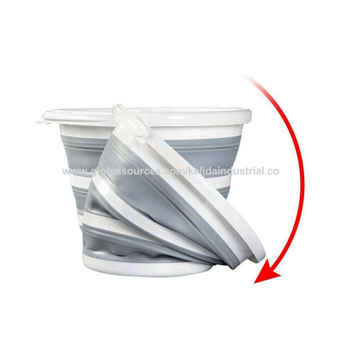 Buy Wholesale China 10l Plastic Bucket Collapsible Bucket With Handle  Portable Silicone Folding Washing Water Bucket & Buckets Plastic Bucket Collapsible  Bucket at USD 2.84