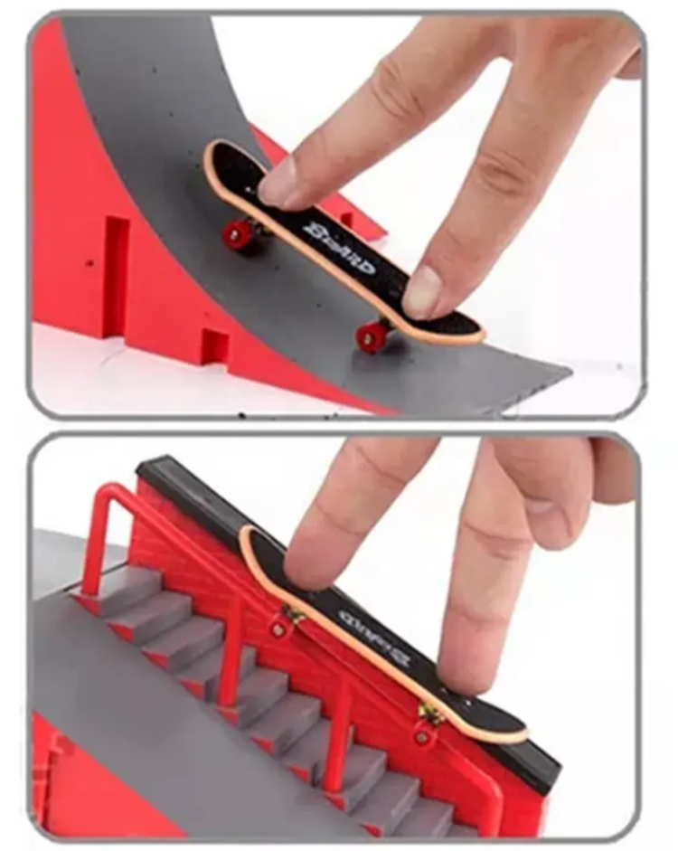 8 Stück Finger Skateboard Set - Mini Fingerboards Tech Deck Für Kinder
