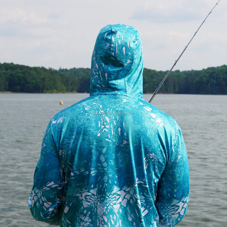 Custom Fabric Printing Sublimated Clothing Uniform Sport UV Quick Dry Fishing  Shirts with Face Mask - China Fishing Shirt and Fishing Clothing price