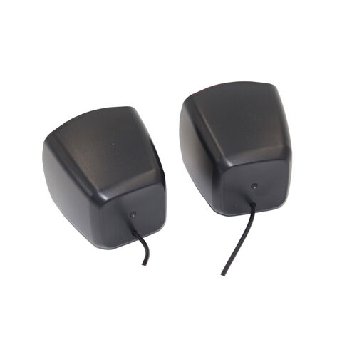Haut-parleur usb haut-parleur portable haut-parleur multimédia stéréo  alimenté pour ordinateur portable pc portable (noir)