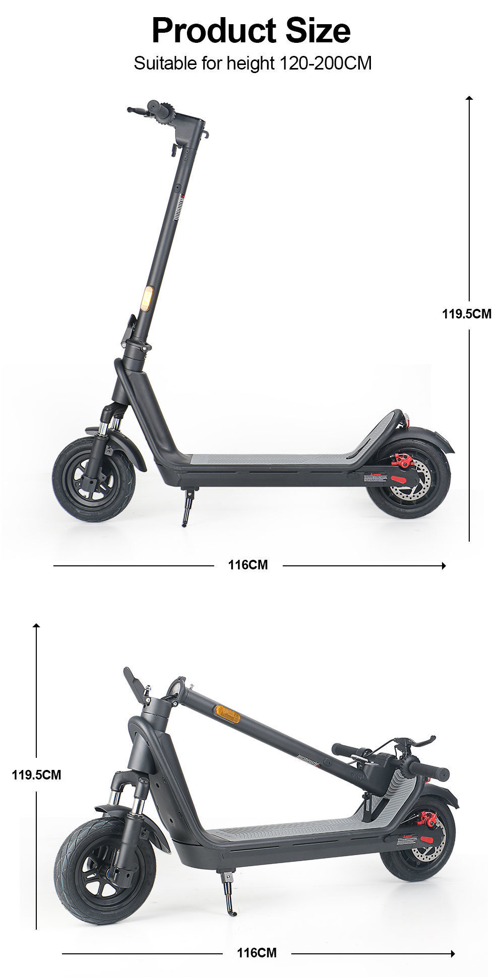 Buy Wholesale China 10 Inch Tire Foldable Two Wheels Electric Scooter