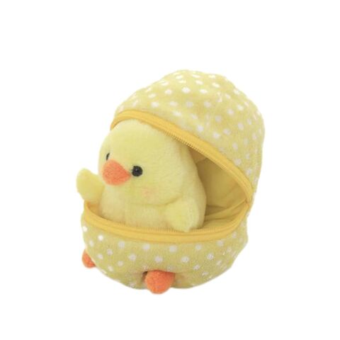 Wholesale OEM Custom plush toy mini size squish mallow peek-a-boo animal in surprise egg plush toy for kids gift