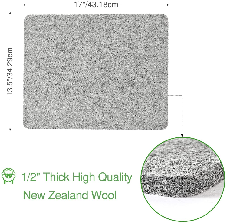 Buy Wholesale China 13 X 17 Wool Ironing Mat 100% New Zealand