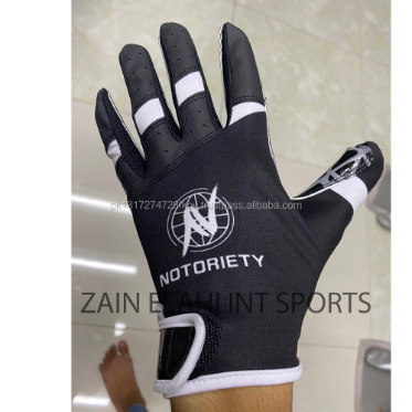 Custom Embroidered Sticky Football Receiver Gloves