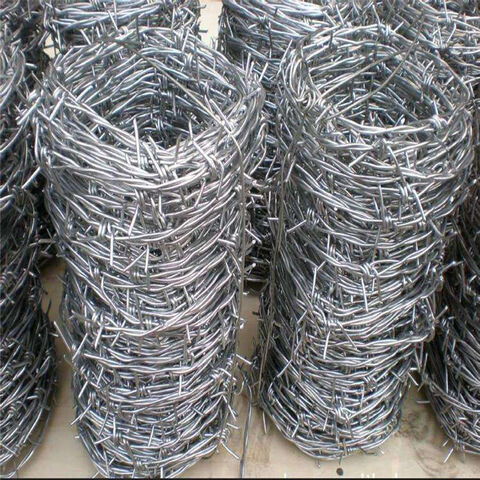 Wholesale Safety Barbed Wire Fence Roll Farm Galvanized Wire