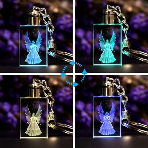 LED Crystal Keychain Blank