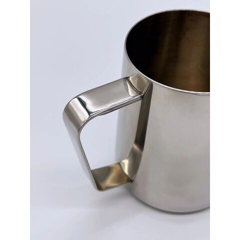 Pot à lait à café en acier inoxydable de 9 oz