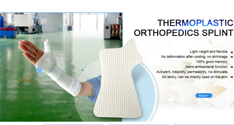 Hot Moldable Thermoplastic Splinting Sheets Medical Perforated Splint Sheet  - China Splint
