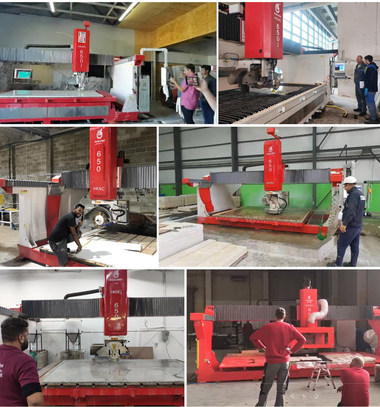 5 Axis Cnc Router Quartz Bridge Saw For Marble Cutting Granite Stone ...