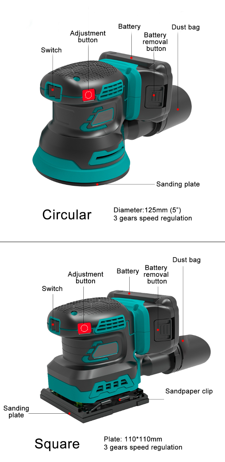 Buy Wholesale China Palm Wood Electric Wall Sander Machine Floor Random