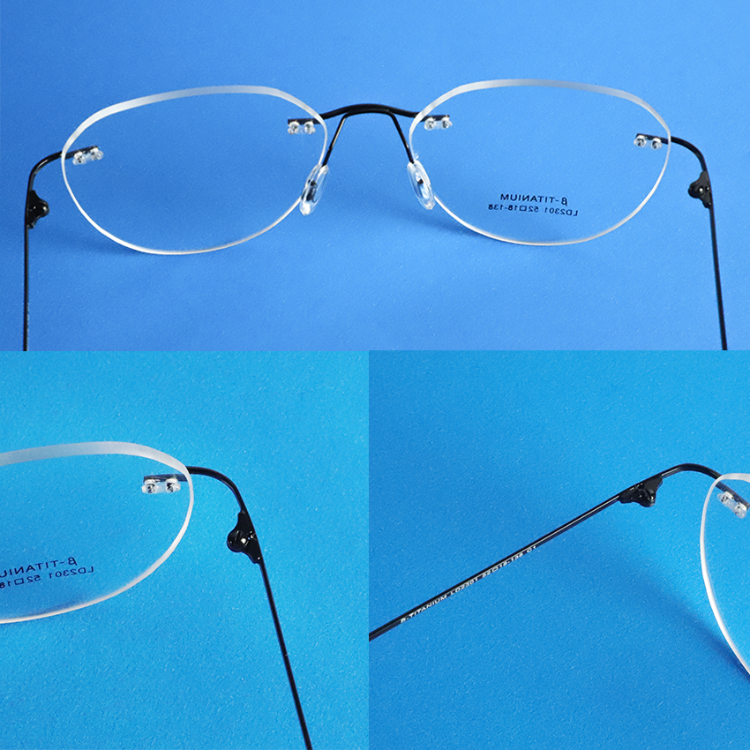 Buy Wholesale China Fashion Rimless Frames Glasses Light Blocking ...