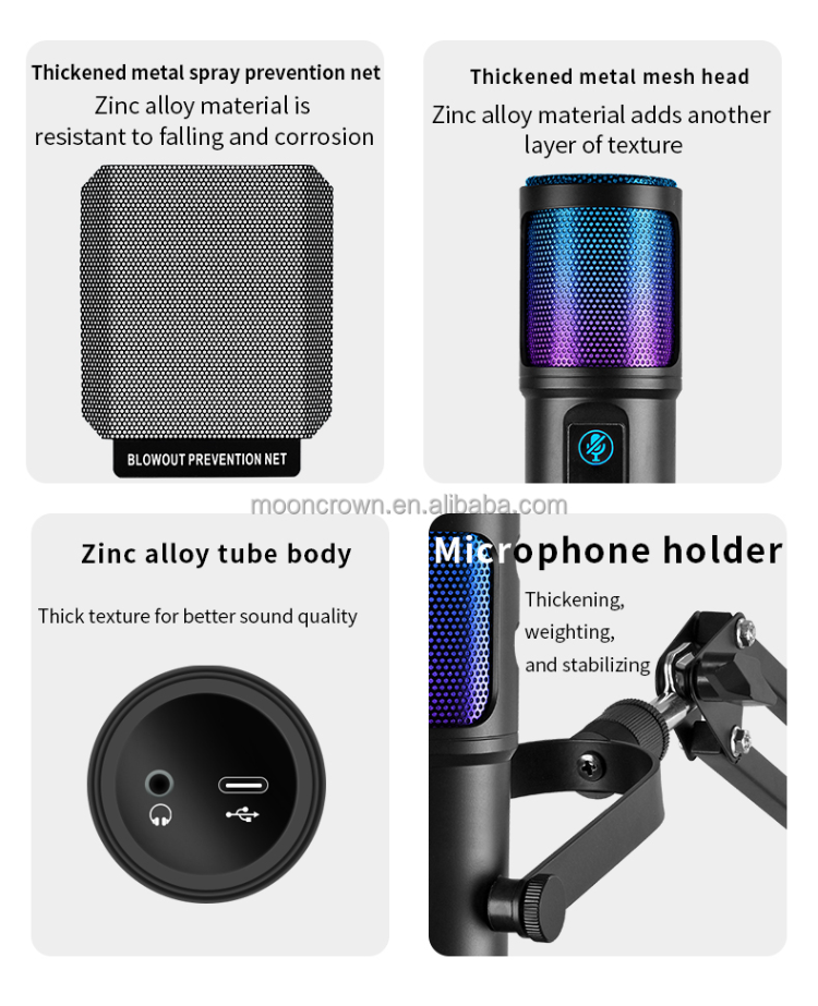 Amazon.com: ZealSound Gaming Microphone Kit,Podcast