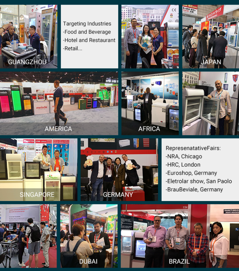 Meisda 52liter Wholesale Compressor Mini Design Commercial Display