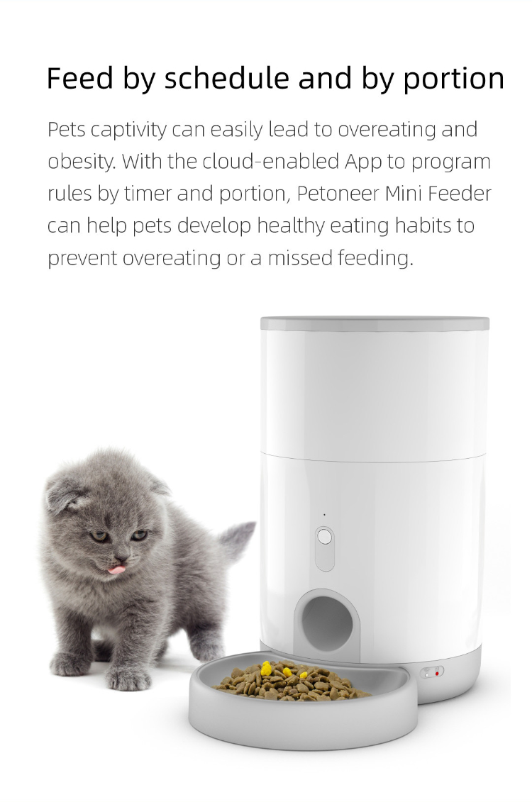 Buy Wholesale Mini Automatic Microchip Pet Feeder With Builtin Smart