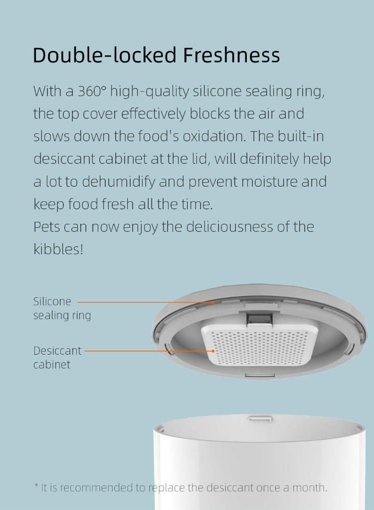 Buy Wholesale Mini Automatic Microchip Pet Feeder With Builtin Smart