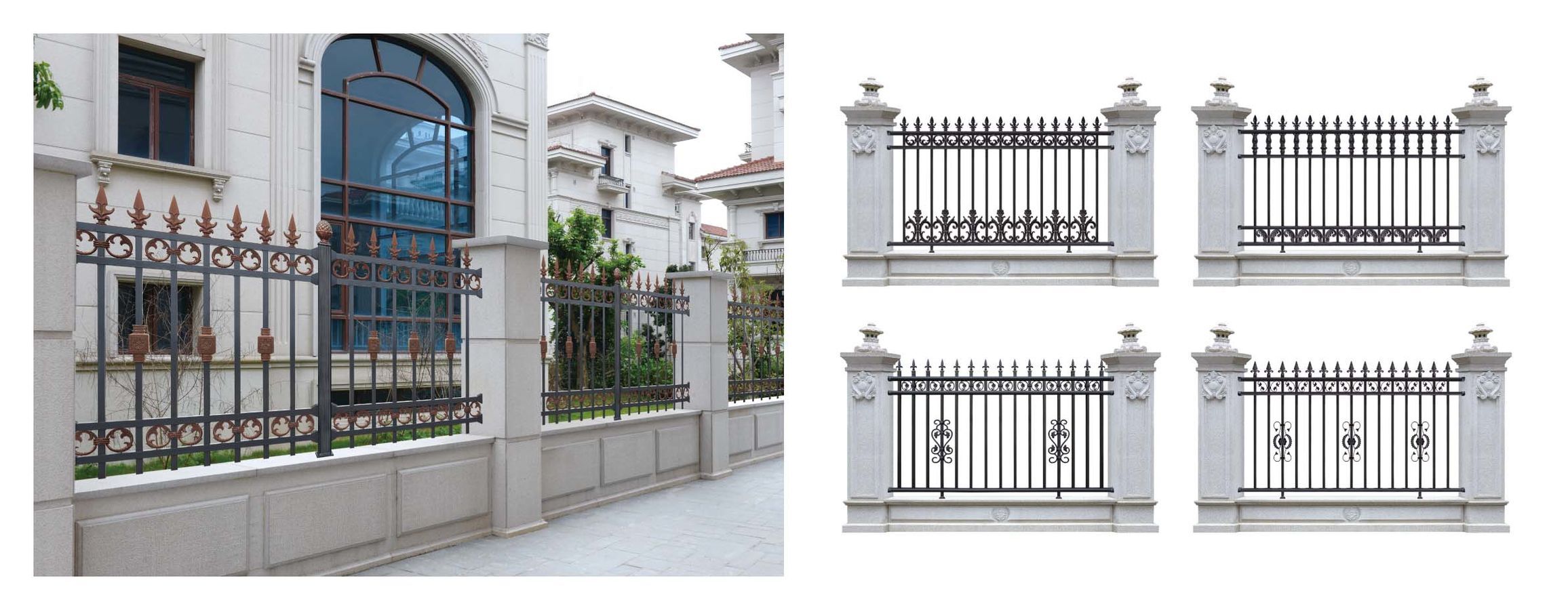 Factory Directly Sale Usa Style Garden Fencing Balusters Security ...