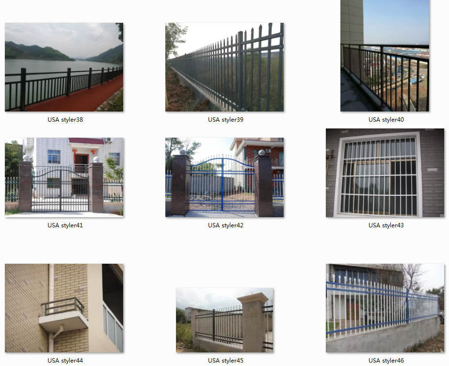 Factory Directly Sale Usa Style Garden Fencing Balusters Security ...