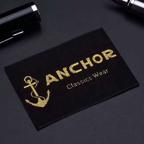 Custom Logo Professional Multi-Color Damask Woven Clothing Sewing