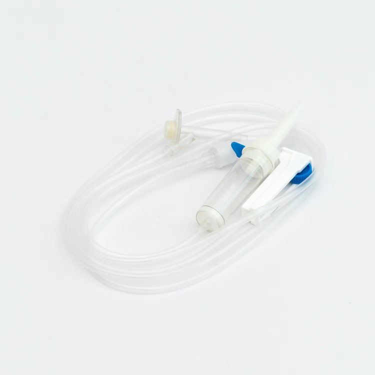 Disposable Iv Infusion Giving Set With Luer Lock Y Site Connect