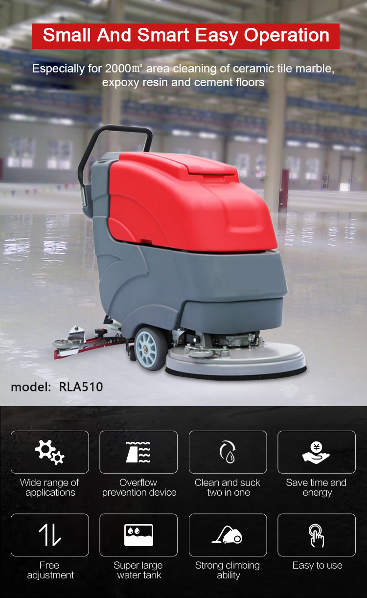 Buy Wholesale China Ronlon Walk Behind Industrial Floor Sweeper And ...