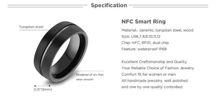 2023 Smart Ring Nfc Gold Nfc Ring Key Ring Nfc With Ntag215 Chip - Explore  China Wholesale 2023 Smart Ring Nfc Gold and Nfc Ring With Ntag215 Chip,  Key Ring Nfc, Access