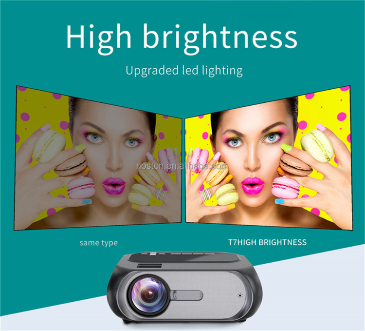 High Quality Hd Mini Projector T7 Native Led Android Wifi Projector Video  Home Cinema 3d 4k Smart Movie Game Proyector, Android Wifi Projector,  Projector T7, Projectors - Buy China Wholesale Game Proyector