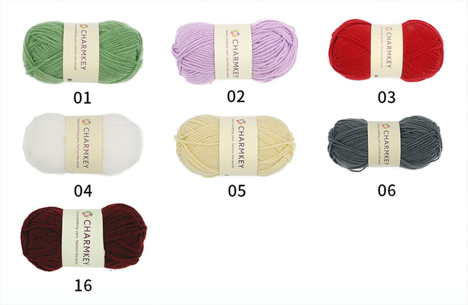 Buy Wholesale China Various Colors Soft Worsted Hand Knitting Baby Yarn  5ply 50g Milk Cotton Yarn For Crochet Yarn & Milk Cotton Yarn at USD 0.22