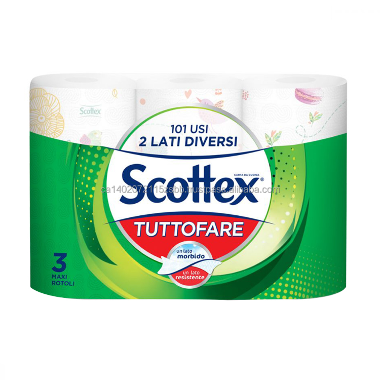 Scottex Toilet Roll Roll Tissue Paper Tough Original Irresistible Softness  / Scottex Padded Toilet Paper - 63 Rolls - Buy Canada Wholesale Scottex  Clean Complete Space Saving Toilet Paper $0.1