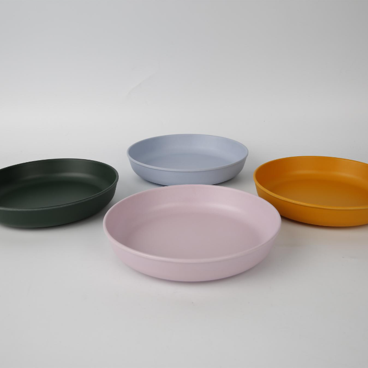 Buy Wholesale China Kitchen Non Toxic Bamboo Fiber Plate Degradable