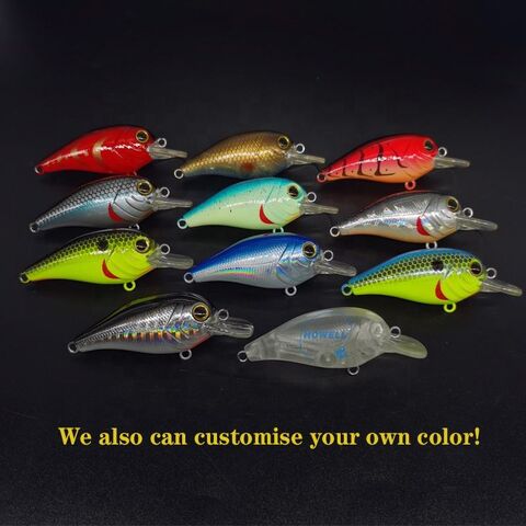 Crankbaits With Square Bill Blank Lures 65mm 7g Bass Fishing Lures Crank  Bait Crankbait, Crank Fishing Lure Blank Deep Thunderstick Jr, Hunthouse  Blank Unpainy Crank S Crank Crankbait, Crank Lure - Buy