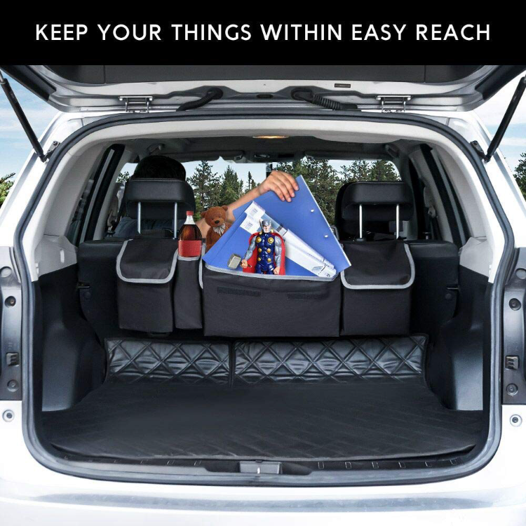 Buy Wholesale China Factory Custom Sturdy Space Saver Hanging Car  Accessories Interior Large Capacity Car Trunk Organizer Storagepopular   Large Capacity Car Trunk Organizer Storage at USD 3.55 Global Sources