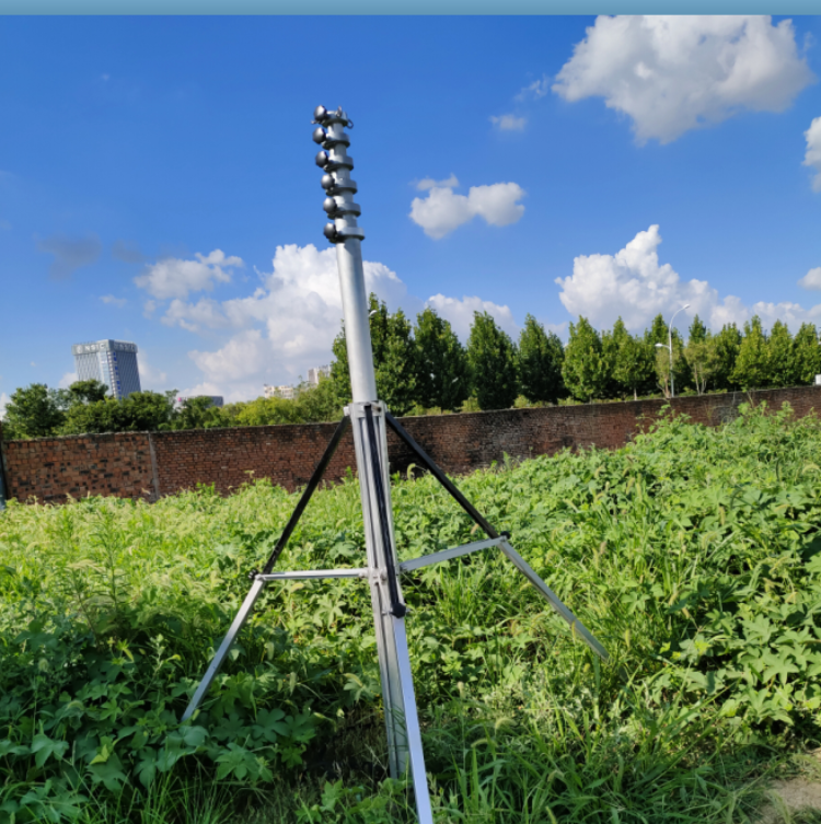 Buy Wholesale China Hand Push 9m Aluminum Telescopic Antenna Mast