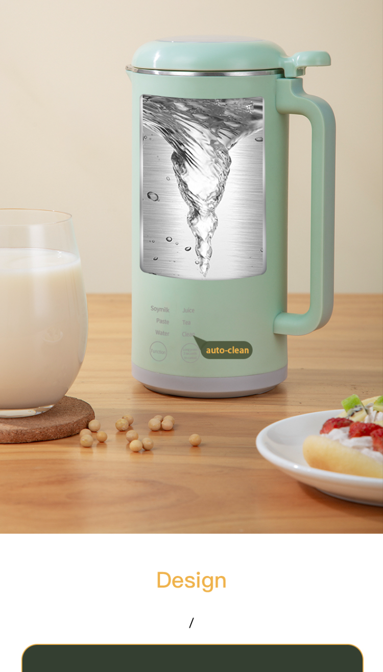 Silent Automatic Boiling Free Soybean Milk Machine Heating Reservation Juicer Mini Soybean Milk Machine Juice Machine main image 0