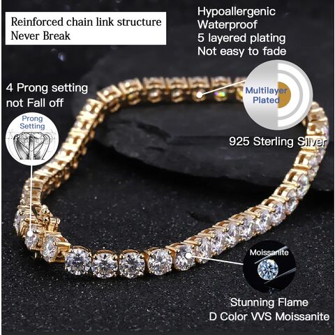 Wholesale Aug jewelry mixed random high quality gold titanium steel  bracelet fashion diamond stainless steel color retaining bracelet From  m.